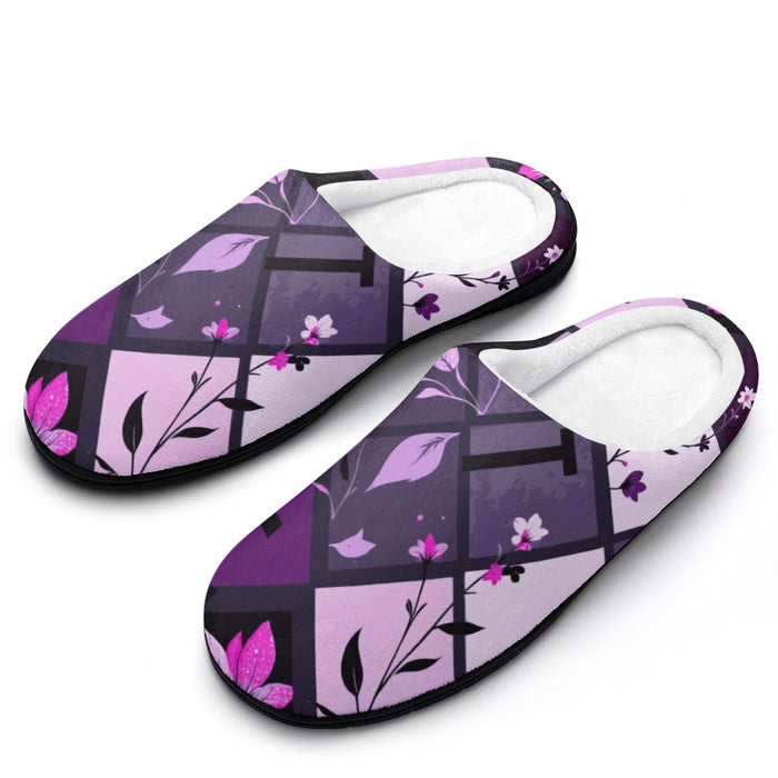 ETC Square Floral Slippers