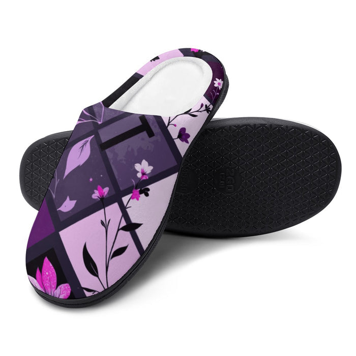 ETC Square Floral Slippers