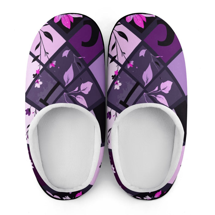 ETC Square Floral Slippers