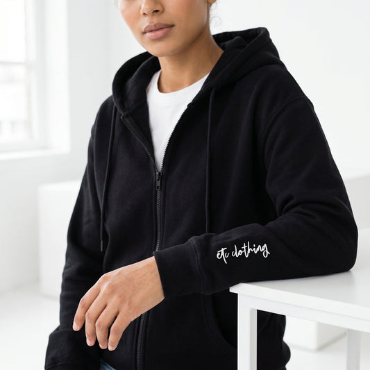 ETC Staple Fleece Embroidered Zip Hoodie