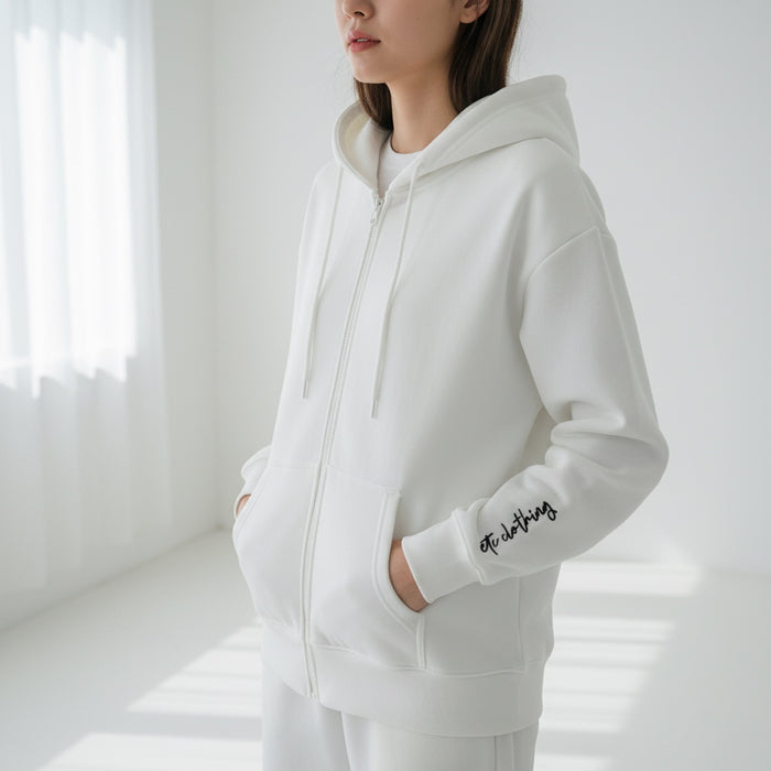 ETC Staple Fleece Embroidered Zip Hoodie