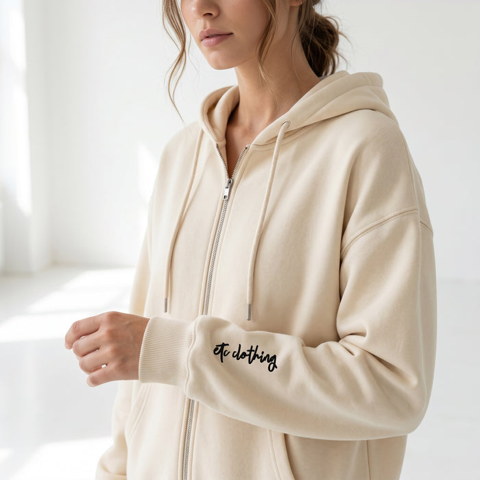 ETC Staple Fleece Embroidered Zip Hoodie
