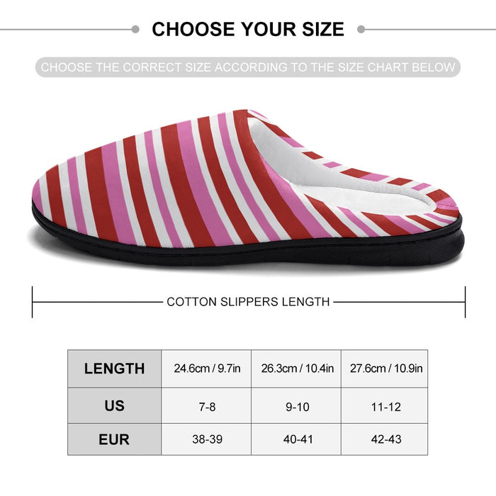 ETC Stripe Cotton Slippers