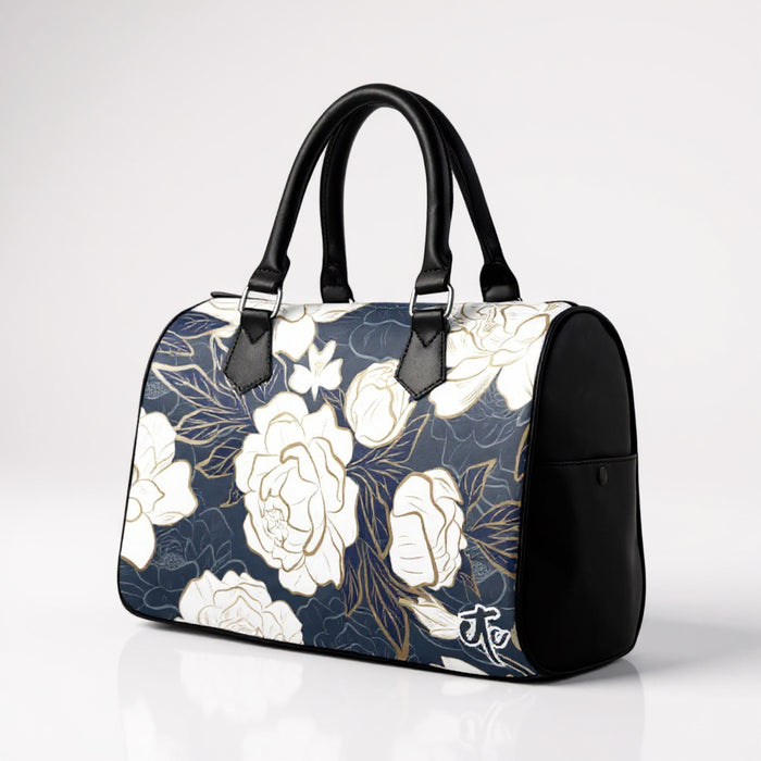 ETC Summer Peonies Barrel Handbag