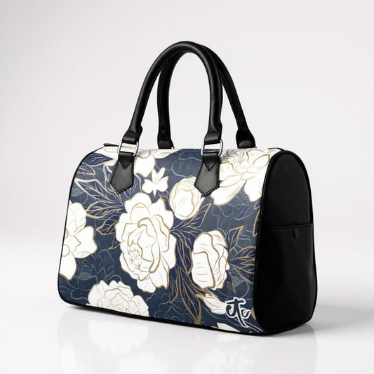 ETC Summer Peonies Barrel Handbag