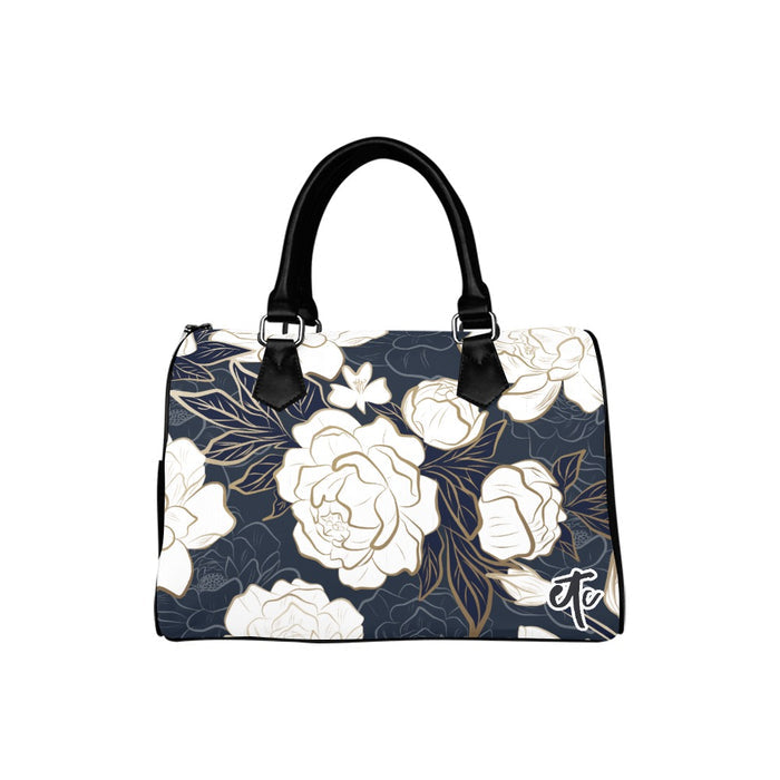 ETC Summer Peonies Barrel Handbag