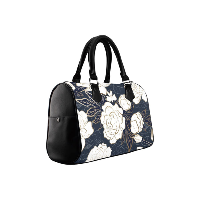 ETC Summer Peonies Barrel Handbag