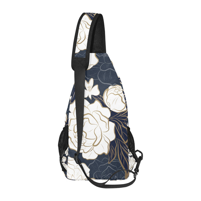 ETC Summer Peonies Cross Body Bag