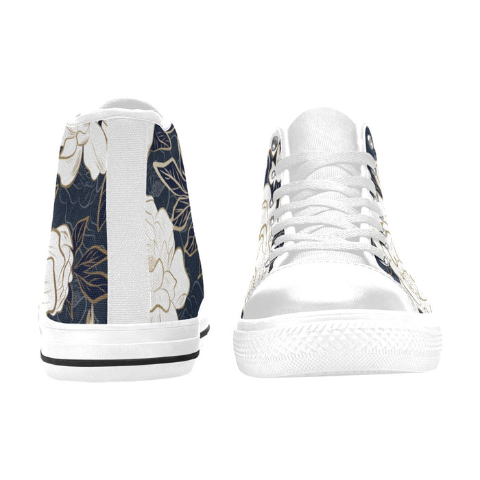 ETC Summer Peonies High Top Canvas Sneakers