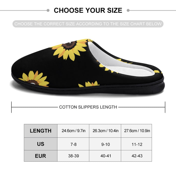 ETC Sunflower Cotton slippers