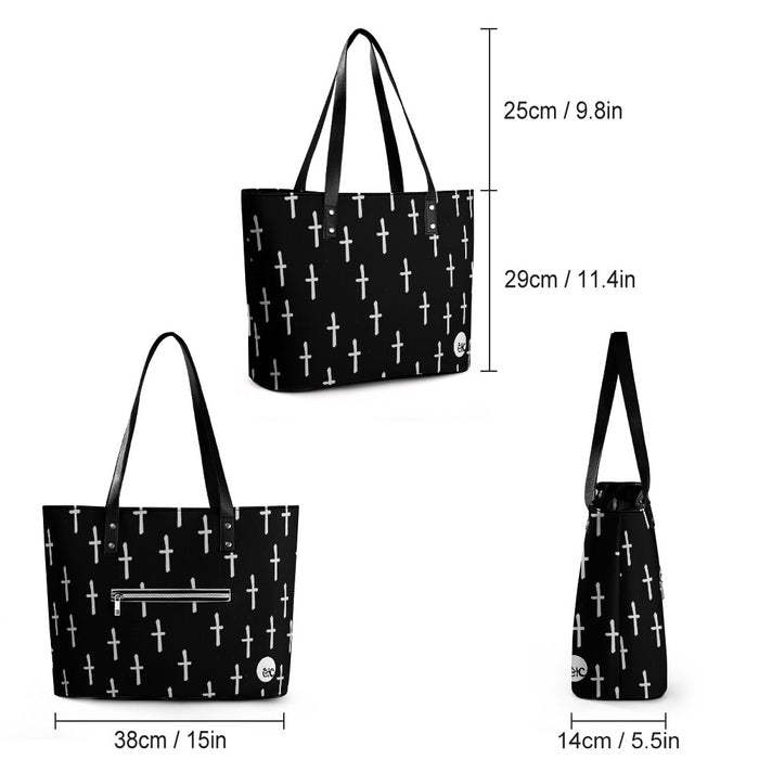 ETC 't' Leather Handbag