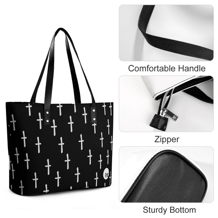 ETC 't' Leather Handbag