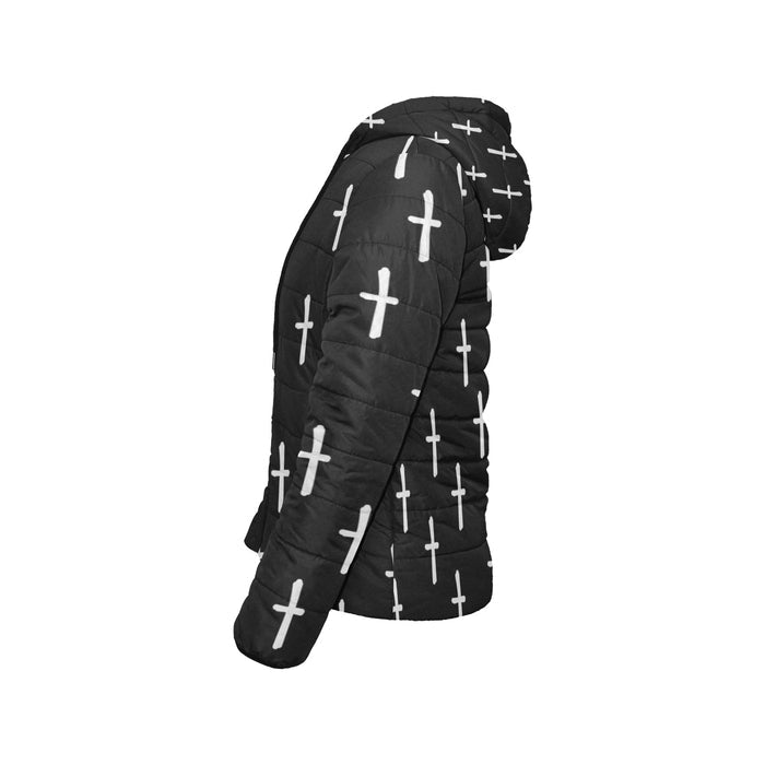 ETC 't' Winter Hooded Puffer Jacket