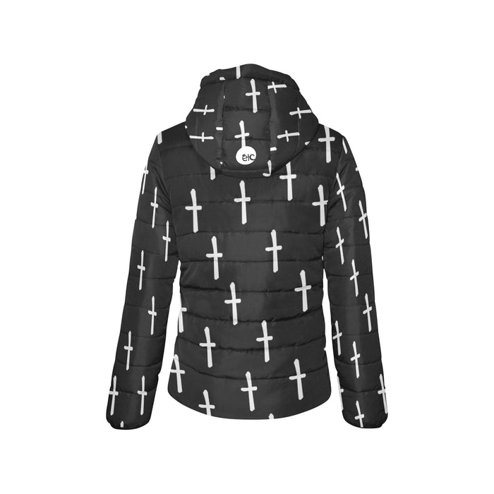ETC 't' Winter Hooded Puffer Jacket