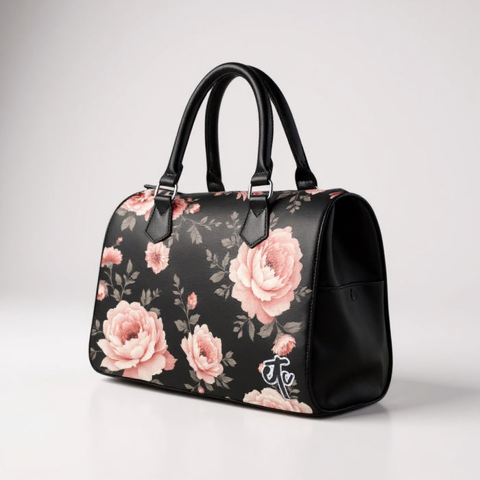 ETC Vintage Floral Barrel Handbag