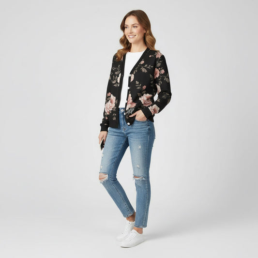 ETC Vintage Floral Cardigan