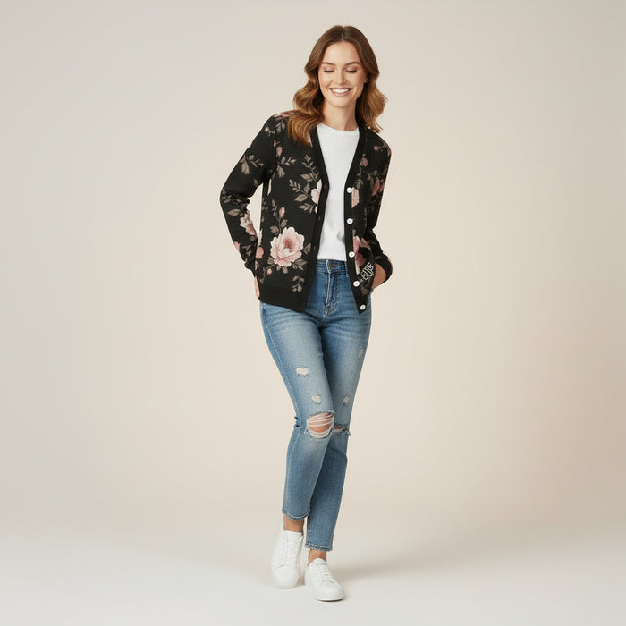ETC Vintage Floral Cardigan