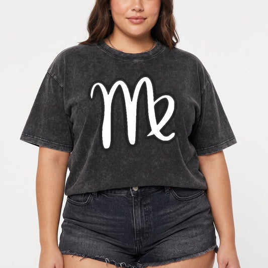 ETC Virgo Sign Vintage Wash Tee