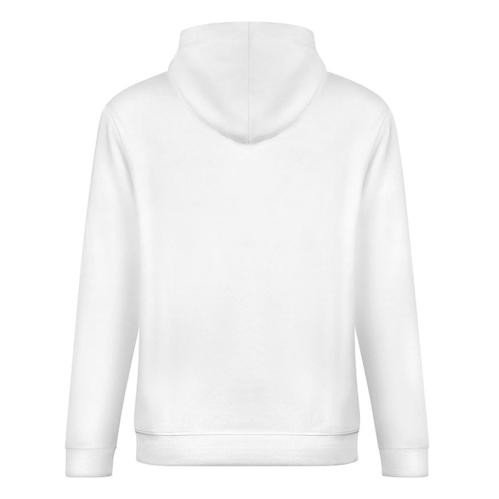 ETC White Floral Cow Cotton Hoodie