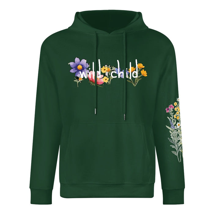 ETC Wild Child Forest Green Cotton Hoodie
