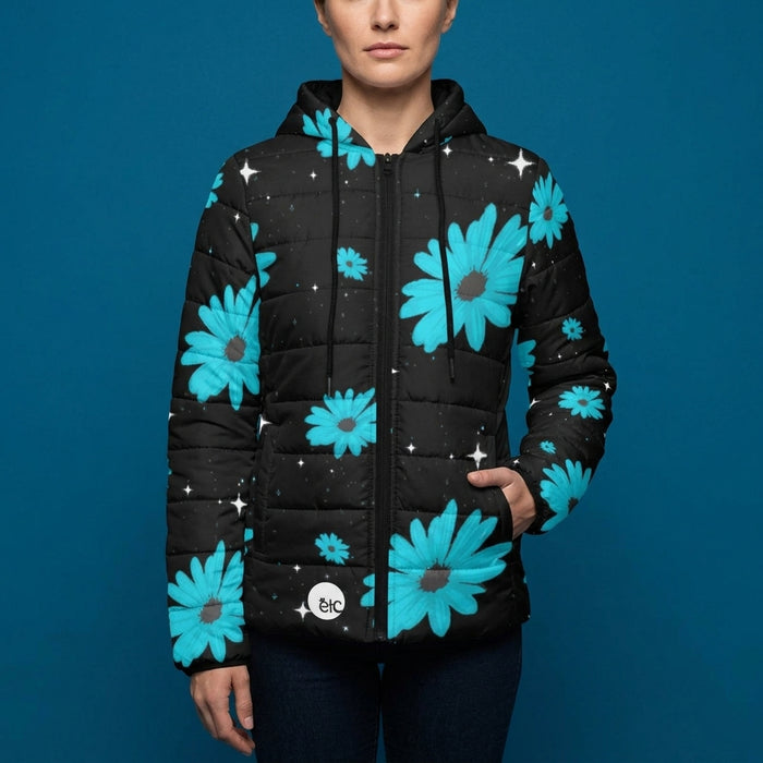 ETC Winter Blues Daisy Puffer Jacket