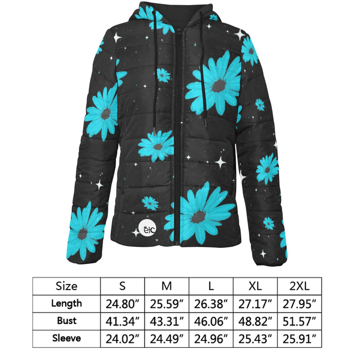 ETC Winter Blues Daisy Puffer Jacket