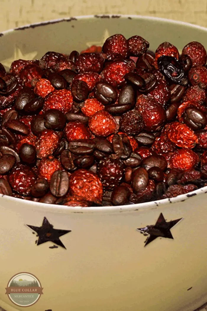 Warm Glow Candle EVEMOCSRH6 Evening Mocha Scented Rose Hips Detail View