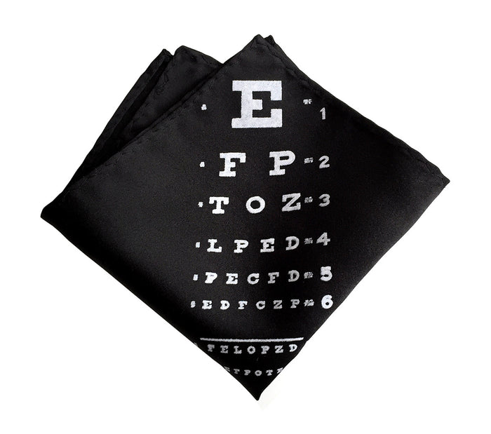 Eye Chart Pocket Square