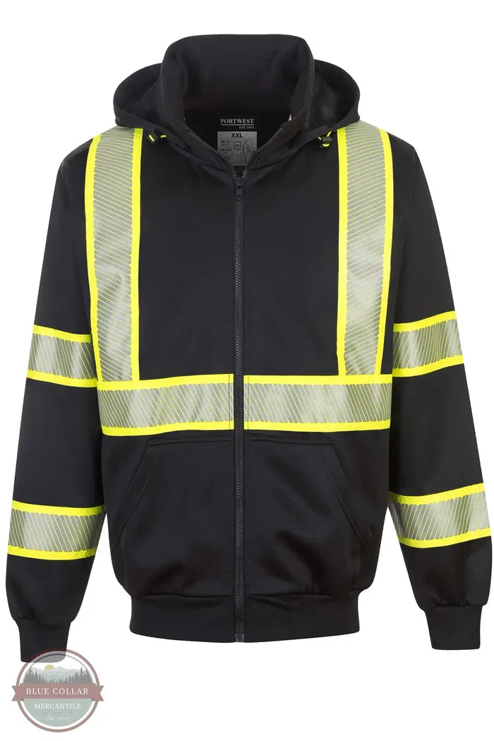 F143BK Iona Plus Hi Vis Hoody
