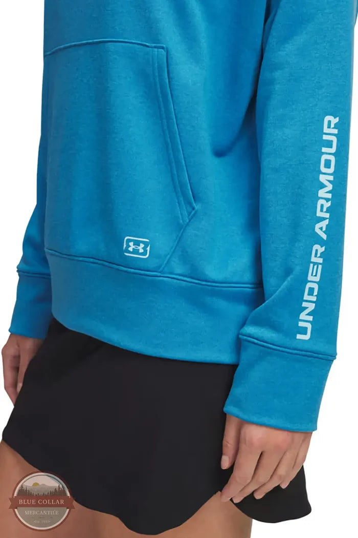 Under Armour 1386055 Fish Pro Terry Crew Sweatshirt in Blue, zoom