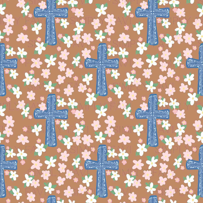 Floral Cross