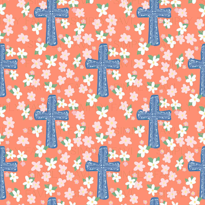 Floral Cross