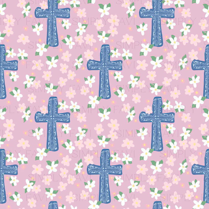 Floral Cross