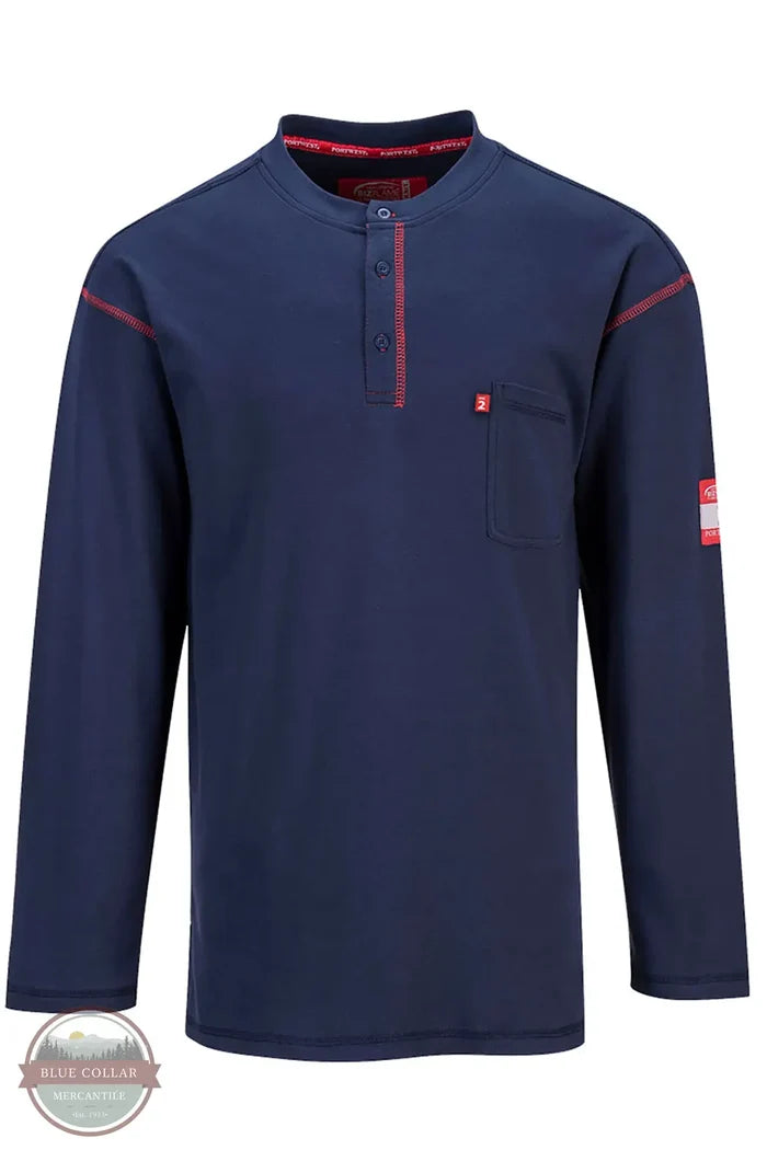FR02 Bizflame Knit FR Henley