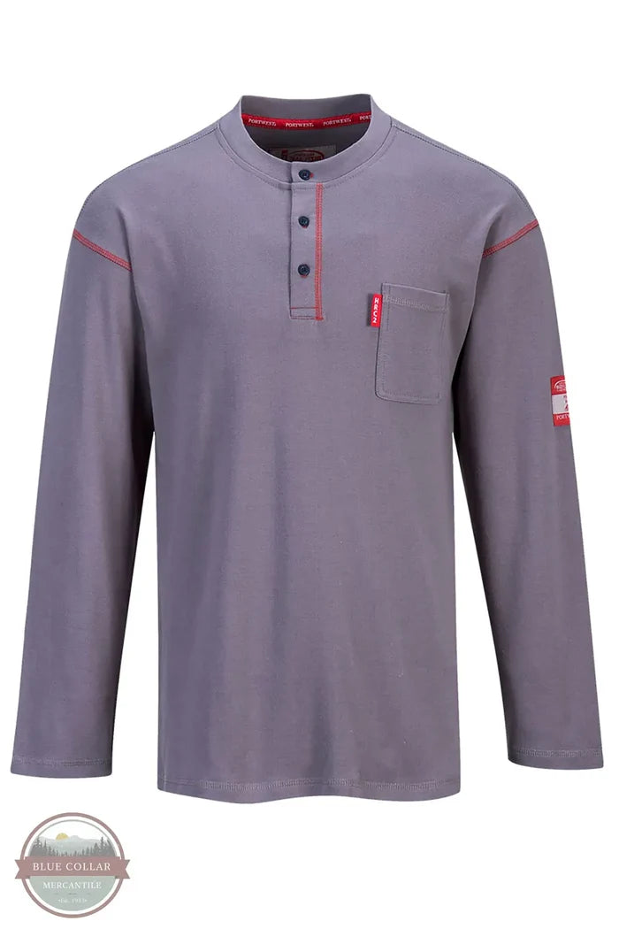 FR02 Bizflame Knit FR Henley