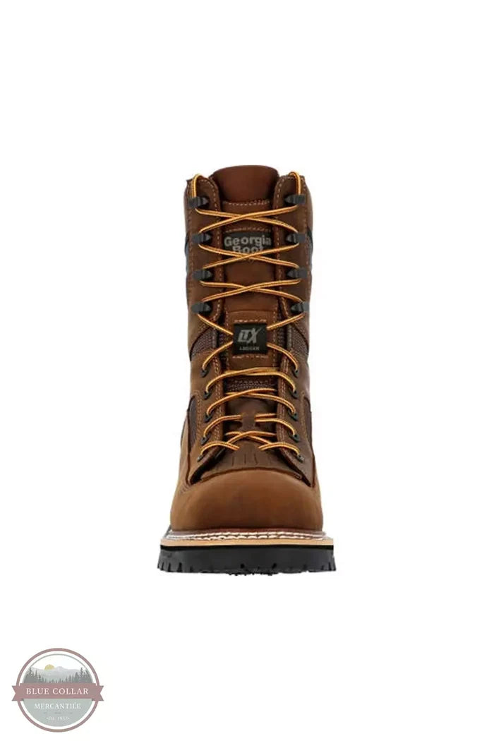 Georgia GB00617 LTX Logger Comp Toe Waterproof Work Boots Front View