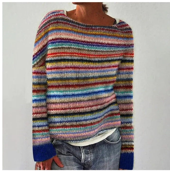 Arvine | Women's Nordic Knit Pullover Sweater - Image 2