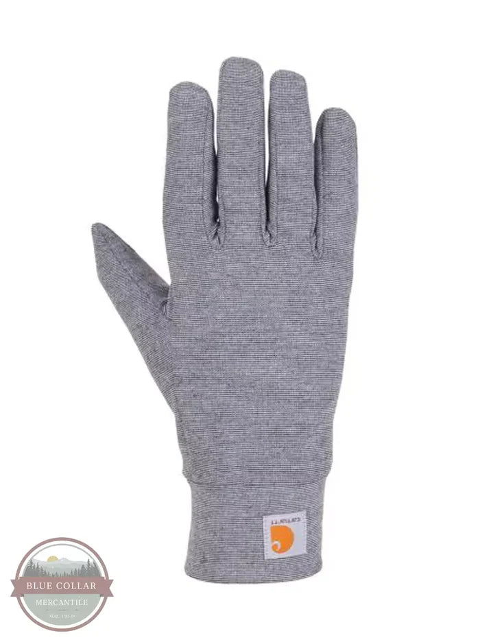 Carhartt A749/GF0749 Force Heavyweight Liner Knit Gloves in Shadow Heather Top View