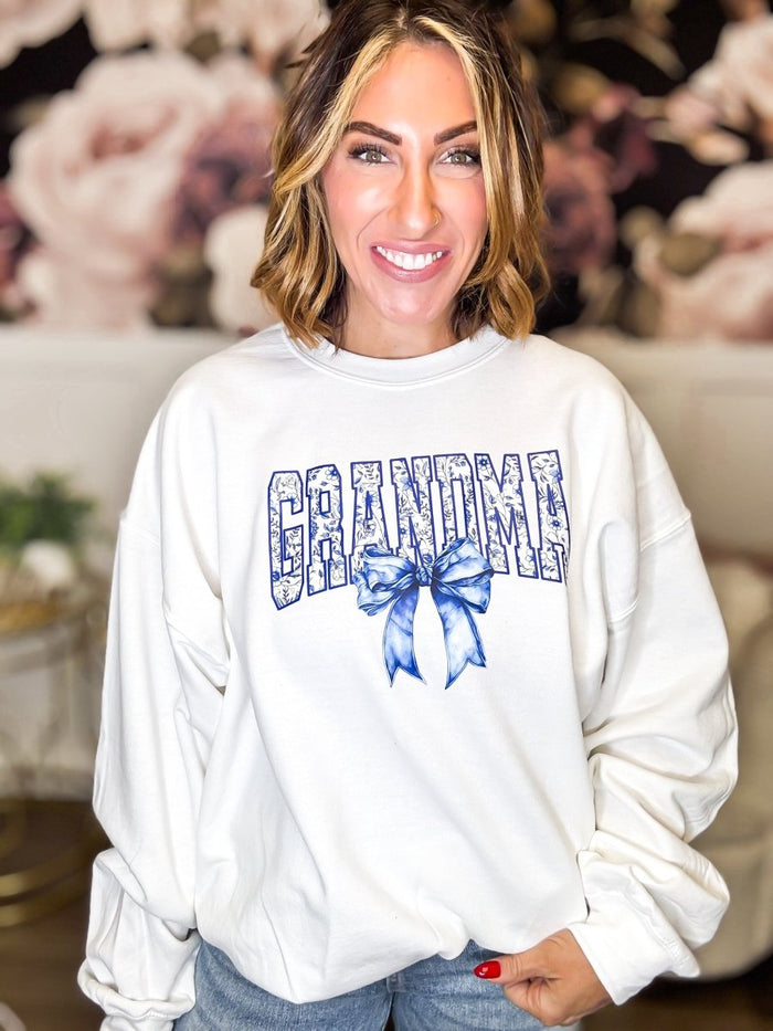 Grandma Graphic Pullover - FINAL SALE - Macoma Boutique555 Presales