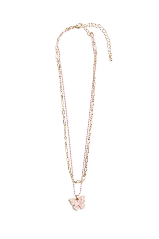 Great Pretenders Boutique Chic Bubbly Butterfly Necklace