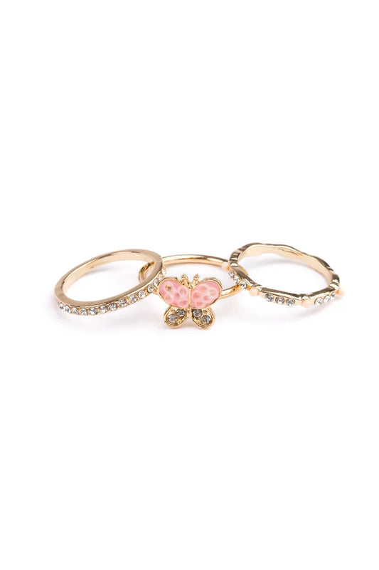 Great Pretenders Boutique Chic Butterfly Garden Ring Set