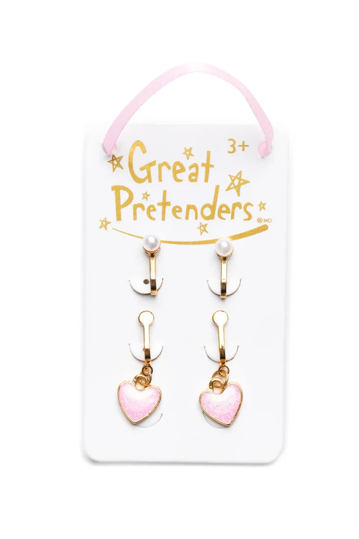 Great Pretenders Boutique Cute & Classy Clip Earrings Set