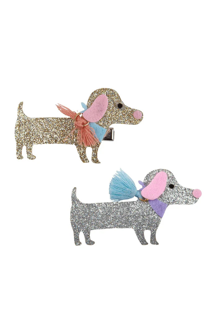Great Pretenders Boutique Dachshund Hair Clip Set