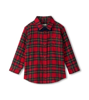 Hatley Button Down Shirt - Red Plaid