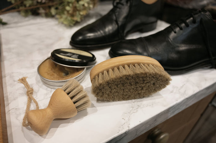Hillbrush Shoe Care Set | FSC Beechwood Brushes, Made in Britain