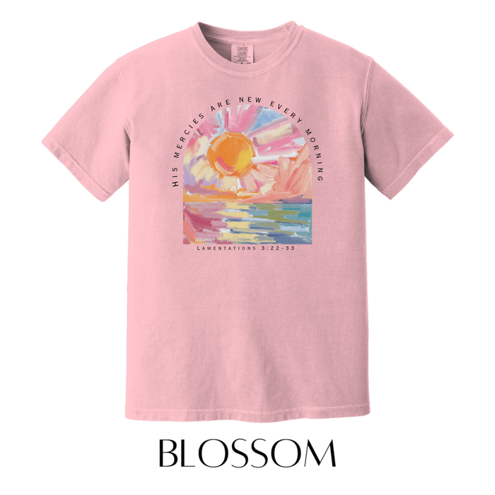 His Mercies Are New Graphic Tee - FINAL SALE - Macoma Boutique555 Presales