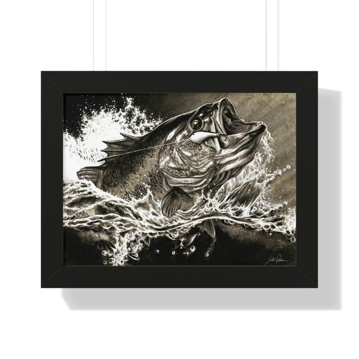 "Hooked" Framed Paper Print