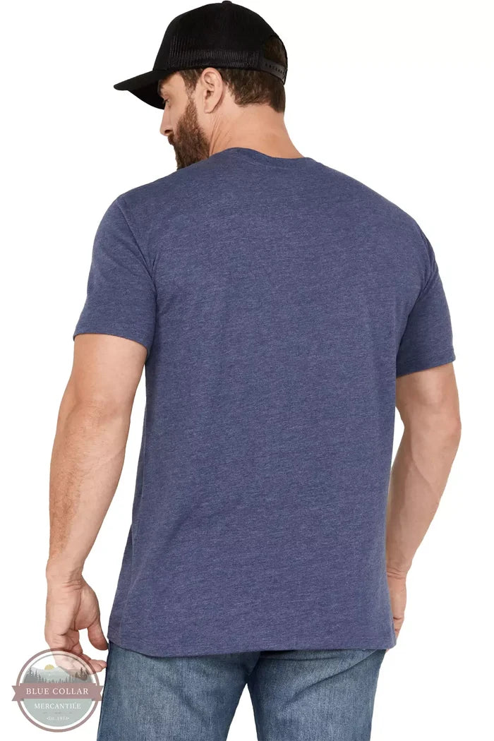 Hooey HT1681NV Loop Navy Logo T-Shirt Back View