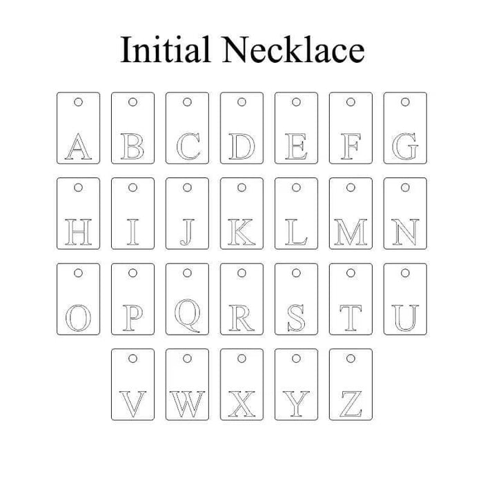 Initial Necklaces