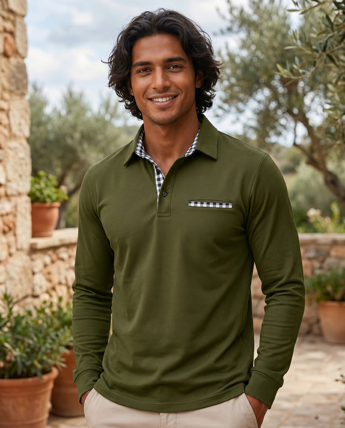 jack-men-s-check-collar-polo-olive-green-1